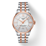 Buy Shop Tissot Chemin Des Tourelles Powermatic 80 Helvetic Price Lady Silver Dial Two Tone Steel Strap Watch For Women - T099.207.22.118.01 USA Online