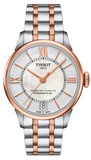 Buy Shop Tissot Chemin Des Tourelles Powermatic 80 Helvetic Price Lady Silver Dial Two Tone Steel Strap Watch For Women - T099.207.22.118.01 USA Online