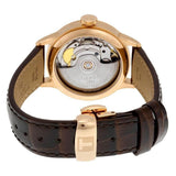 Buy Shop Tissot Chemin Des Tourelles Powermatic 80 Lady Silver Dial Brown Leather Strap Watch For Women - T099.207.36.037.00 USA Online