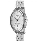 Buy Shop Tissot Chemin Des Tourelles Powermatic 80 Silver Dial Silver Steel Strap Watch For Men - T099.407.11.037.00 USA Online