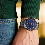 Buy Shop Tissot Chemin Des Tourelles Powermatic 80 Blue Dial Silver Steel Strap Watch for Men - T099.407.11.048.00 USA Online