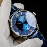 Buy Shop Tissot Chemin Des Tourelles Powermatic 80 Blue Dial Blue Leather Strap Watch for Men - T099.407.16.048.00 USA Online