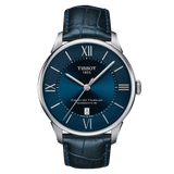 Buy Shop Tissot Chemin Des Tourelles Powermatic 80 Blue Dial Blue Leather Strap Watch for Men - T099.407.16.048.00 USA Online