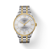 Buy Shop Tissot Chemin Des Tourelles Powermatic 80 Silver Dial Two Tone Steel Strap Watch For Men - T099.407.22.038.00 USA Online