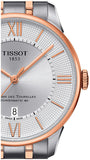 Buy Shop Tissot Chemin des Tourelles Powermatic 80 Silver Dial Two Tone Steel Strap Watch for Men - T099.407.22.038.02 USA Online