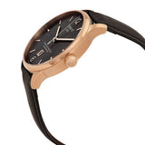Buy Shop Tissot T Classic Chemin Des Tourelles Powermatic 80 Brown Dial Brown Leather Strap Watch for Men - T099.407.36.447.00 USA Online