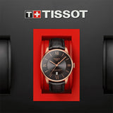 Buy Shop Tissot Chemin des Tourelles Powermatic 80 Brown Dial Brown Leather Strap Watch for Men - T099.407.36.448.00 USA Online
