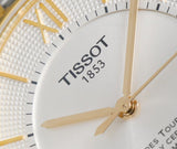 Buy Shop Tissot Chemin Des Tourelles Powermatic 80 Cosc Silver Dial Two Tone Steel Strap Watch For Men - T099.408.22.038.00 USA Online