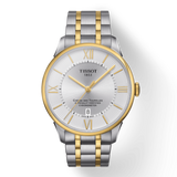 Buy Shop Tissot Chemin Des Tourelles Powermatic 80 Cosc Silver Dial Two Tone Steel Strap Watch For Men - T099.408.22.038.00 USA Online