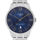 Buy Shop Tissot Chemin Des Tourelles Powermatic 80 Blue Dial Silver Steel Strap Watch for Men - T099.407.11.048.00 USA Online