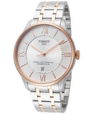 Buy Shop Tissot Chemin des Tourelles Powermatic 80 Silver Dial Two Tone Steel Strap Watch for Men - T099.407.22.038.02 USA Online