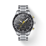 Buy Shop Tissot PRS 516 Chronograph Black Dial Silver Steel Strap Watch For Men - T100.417.11.051.00 USA Online
