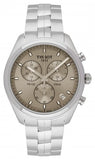 Buy Shop Tissot PR 100 Chronograph Grey Dial Silver Steel Strap Watch for Men - T101.417.11.071.00 USA Online