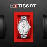 Buy Shop Tissot PR 100 Quartz White Dial Silver Steel Strap Watch For Women - T101.410.11.031.00 USA Online