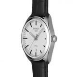 Buy Shop Tissot T Classic PR 100 White Dial Black Leather Strap Watch for Men - T101.410.16.031.00 USA Online