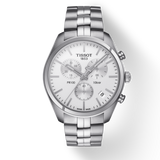 Buy Shop Tissot T Classic PR 100 Chronograph Silver Dial Silver Steel Strap Watch For Men - T101.417.11.031.00 USA Online
