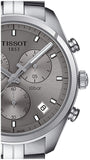 Buy Shop Tissot PR 100 Chronograph Grey Dial Silver Steel Strap Watch for Men - T101.417.11.071.00 USA Online