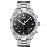 Buy Shop Tissot T Classic PR 100 Sport Chronograph Black Dial Silver Steel Strap Watch for Men - T101.617.11.051.00 USA Online