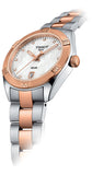 Buy Shop Tissot PR 100 Sport Chic Diamonds Mother of Pearl Dial Two Tone Steel Strap Watch for Women - T101.910.22.116.00 USA Online