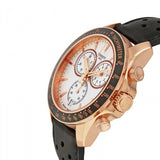 Buy Shop Tissot V8 Quartz Chronograph White Dial Black Rubber Strap Watch For Men - T106.417.36.031.00 USA Online