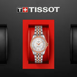 Buy Shop Tissot Ballade Powermatic 80 Cosc Mother of Pearl Dial Two Tone Steel Strap Watch For Women - T108.208.22.117.01 USA Online