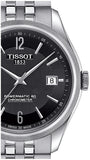 Buy Shop Tissot Ballade Powermatic 80 Cosc Black Dial Silver Steel Strap Watch For Men - T108.408.11.057.00 USA Online