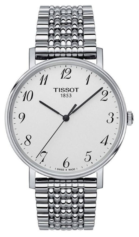 Buy Shop Tissot Everytime Desire Medium Silver Dial Silver Mesh Bracelet Watch For Men - T109.410.11.032.00 USA Online