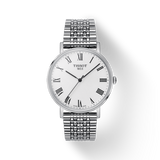 Buy Shop Tissot T Classic Everytime White Dial Silver Mesh Bracelet Watch For Men - T109.410.11.033.00 USA Online