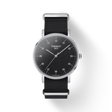 Buy Shop Tissot Everytime Medium Black Dial Black NATO Strap Watch For Men - T109.410.17.077.00 USA Online