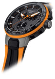 Buy Shop Tissot T Race Cycling Chronograph Black Dial Two Tone Rubber Strap Watch For Men - T111.417.37.441.04 USA Online