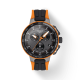 Buy Shop Tissot T Race Cycling Chronograph Black Dial Two Tone Rubber Strap Watch For Men - T111.417.37.441.04 USA Online