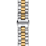Buy Shop Tissot T Wave Quartz Mother of Pearl Dial Two Tone Steel Strap Watch for Women - T112.210.22.113.00 USA Online