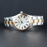 Buy Shop Tissot T Wave Mother of Pearl Dial Two Tone Steel Strap Watch For Women - T112.210.22.113.01 USA Online