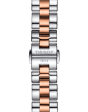 Buy Shop Tissot T Wave Mother of Pearl Dial Two Tone Steel Strap Watch For Women - T112.210.22.113.01 USA Online