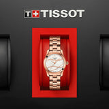 Buy Shop Tissot T Wave T Lady Mother of Pearl Dial Rose Gold Steel Strap Watch For Women - T112.210.33.111.00 USA Online