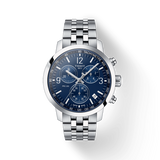 Buy Shop Tissot PRC 200 Chronograph Quartz Blue Dial Silver Steel Strap Watch For Men - T114.417.11.047.00 USA Online