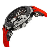 Buy Shop Tissot T Race Chronograph Black Dial Red Silicone Strap Watch For Men - T115.417.27.051.00 USA Online
