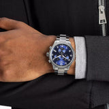 Buy Shop Tissot T Sport Chrono XL Classic Blue Dial Silver Steel Strap Watch For Men - T116.617.11.047.01 USA Online