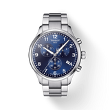 Buy Shop Tissot T Sport Chrono XL Classic Blue Dial Silver Steel Strap Watch For Men - T116.617.11.047.01 USA Online
