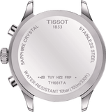 Tissot Chrono XL Classic Green Dial Silver Steel Strap Watch for Men - T116.617.11.092.00