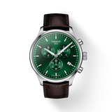 Buy Shop Tissot Chrono XL Chronograph Classic Green Dial Brown Leather Strap Watch For Men - T116.617.16.091.00 USA Online