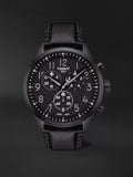 Buy Shop Tissot Chrono XL Vintage Black Dial Black Leather Strap Watch For Men - T116.617.36.052.00 USA Online