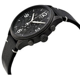 Buy Shop Tissot Chrono XL Vintage Black Dial Black Leather Strap Watch For Men - T116.617.36.052.00 USA Online
