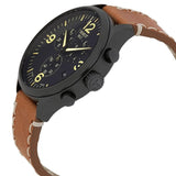Buy Shop Tissot T Sport Chrono XL Black Dial Brown Leather Strap Watch For Men - T116.617.36.057.00 USA Online
