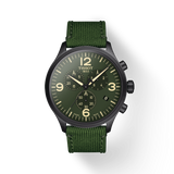 Buy Shop Tissot Chrono XL Green Dial Green NATO Strap Watch For Men - T116.617.37.097.00 USA Online