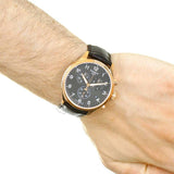 Buy Shop Tissot Chrono XL Black Dial Brown Leather Strap Watch For Men - T116.617.36.057.01 USA Online