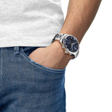 Buy Shop Tissot T Classic Chrono XL Black Dial Silver Steel Strap Watch For Men - T116.617.11.057.01 USA Online