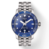 Tissot Seastar 1000 Powermatic 80 Blue Dial Silver Steel Strap Watch For Men - T120.407.11.041.00