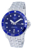 Buy Shop Tissot Seastar 1000 Powermatic 80 Blue Dial Silver Steel Strap Watch For Men - T120.407.11.041.00 USA Online