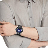 Buy Shop Tissot Seastar 1000 Powermatic 80 Blue Dial Black Rubber Strap Watch For Men - T120.407.17.041.00 USA Online